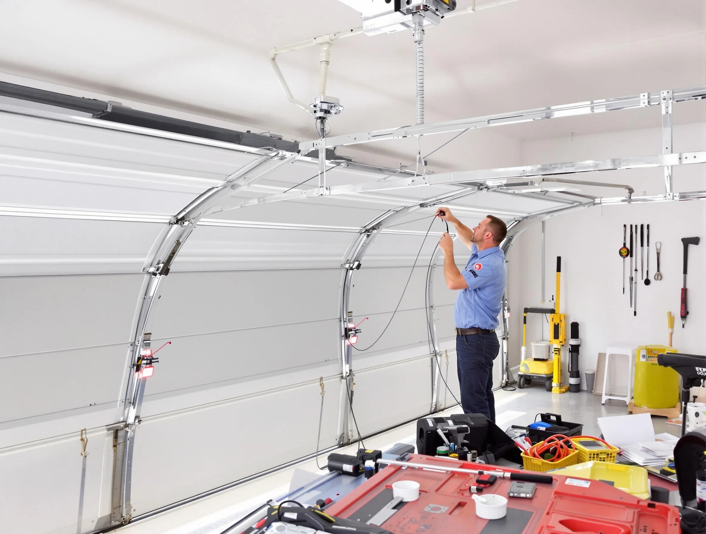 Garage door cable repair service by Upper Arlington Garage Door Repair in Upper Arlington