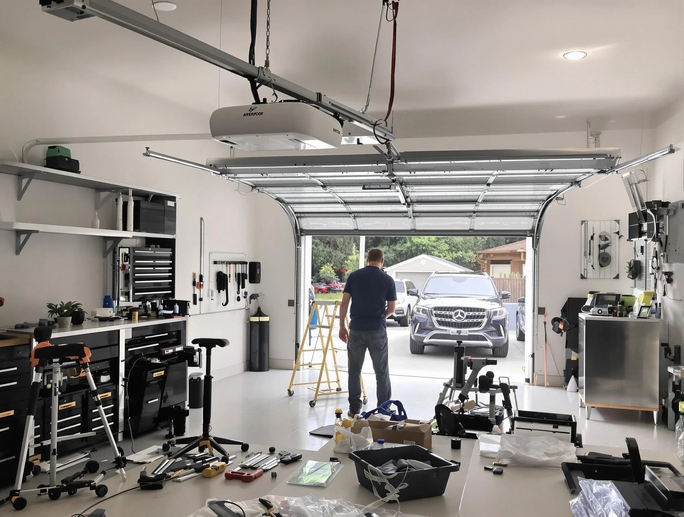 Garage door opener installation by Upper Arlington Garage Door Repair in Upper Arlington