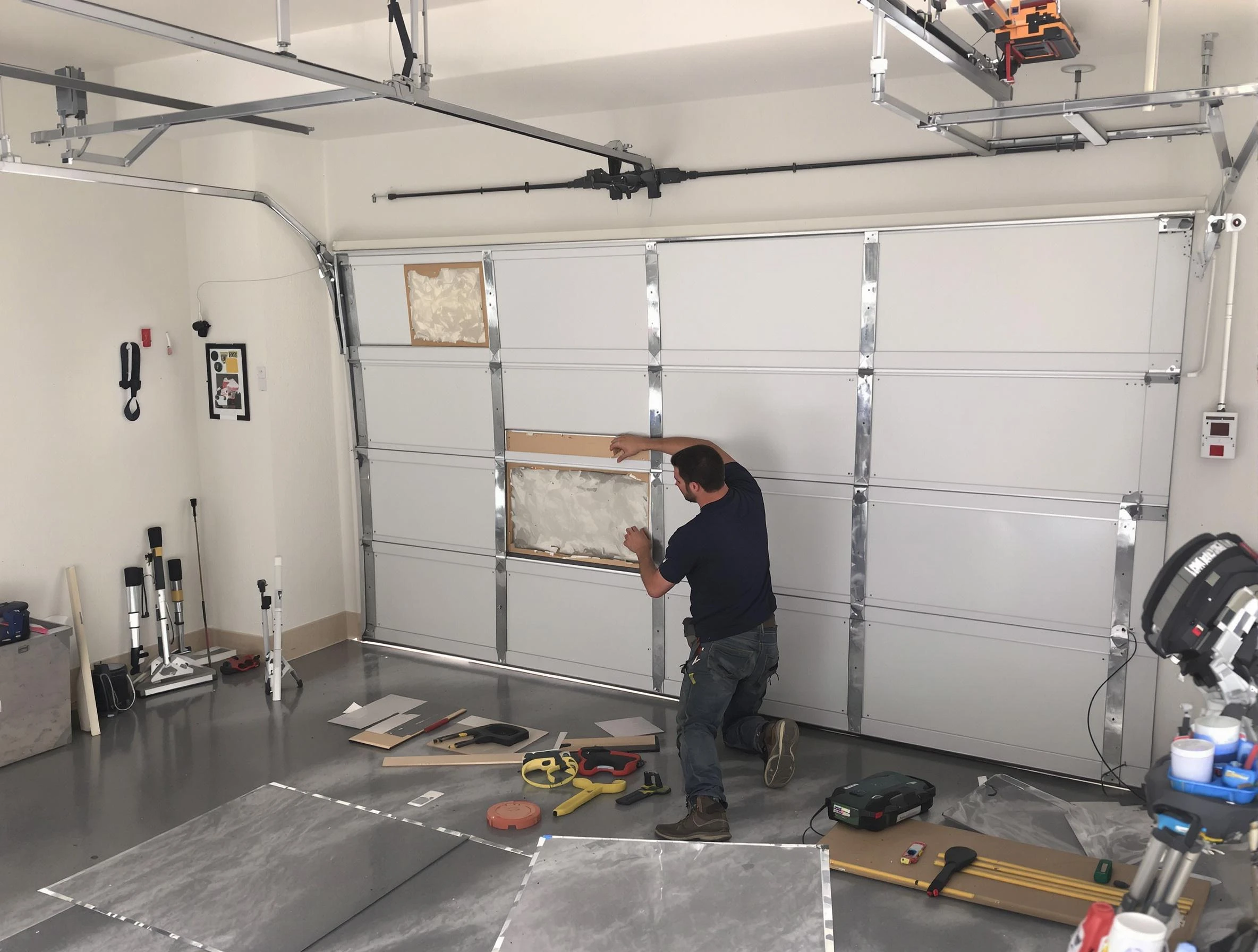 Garage Door Panel Repair in Upper Arlington