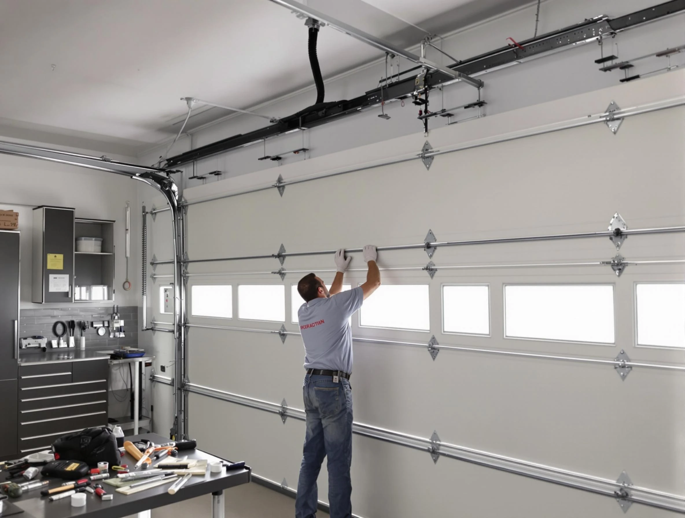 Garage Door Track Repair in Upper Arlington