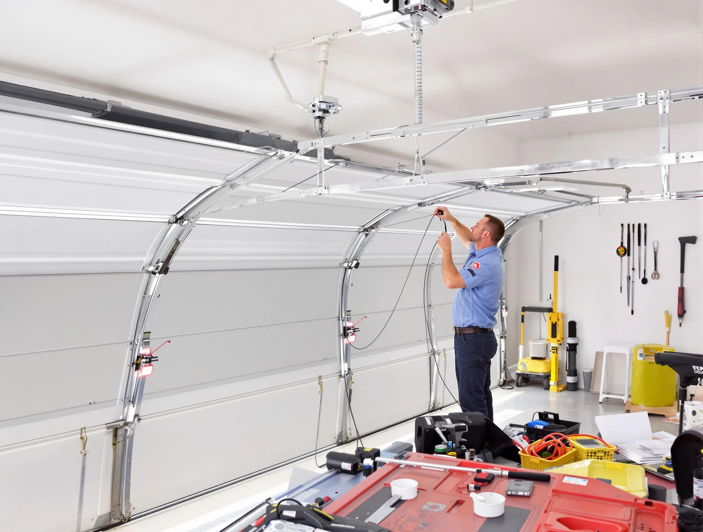 Garage door cable repair service by Upper Arlington Garage Door Repair in Upper Arlington